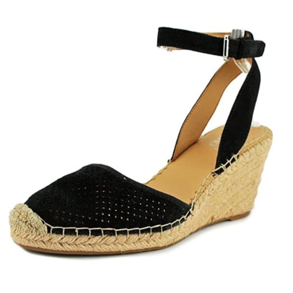 Franco Sarto Shoes - Franco Sarto Mirage2 Leather Espadrille Wedge